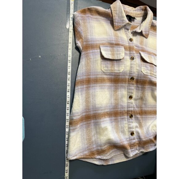 Lane Bryant Shacket 14/16 Button-Up Plaid Shirt / Jacket Outdoor Gorpcore - Picture 3 of 12